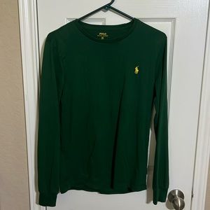 Long sleeve polo shirt